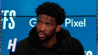 Joel Embiid Postgame Interview  Game 3  76ers vs Raptors  2022 NBA Playoffs [upl. by Alled]