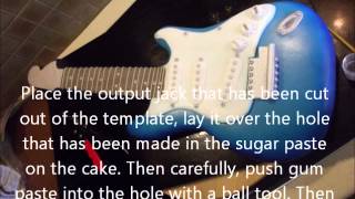 How to make a Guitar Cake [upl. by Alverta910]