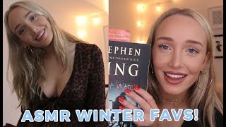 ASMR Winter Favourites Tapping Scratching Fabric Pages  GwenGwiz [upl. by Ajile]