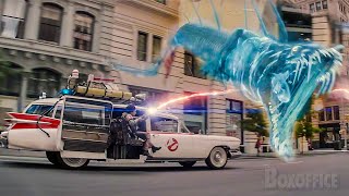 Dragon Ghost in Manhattan  Ghostbusters Frozen Empire  CLIP [upl. by Ihcalam521]