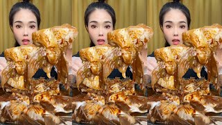 asmr eating seafood mukbang fish oil [upl. by Astor225]