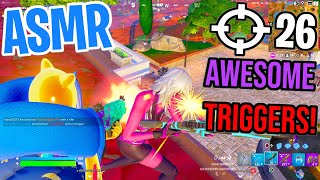 ASMR Gaming 😴 Fortnite AMAZING Relaxing Triggers  Mouth Sounds 🎮🎧 Controller Sounds  Whispering 💤 [upl. by Celesta]