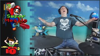 Super Megalo 64  Sans Secret Slide On Drums [upl. by Netsrejk]