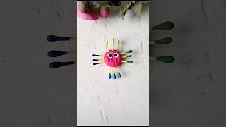 Very very easy clay craft idea 😀💜🩷😀 shorts viralvideo trending youtubeshorts short [upl. by Ahsea]