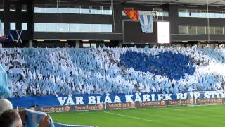 Malmö FF  Rangers FC Hymn och TIFO [upl. by Akeber647]