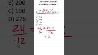 ASVABPiCAT Math Knowledge Practice Test Q Translating Statements into an Equation acetheasvab [upl. by Neeli751]