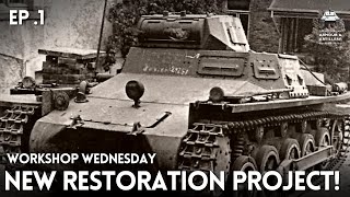 WORKSHOP WEDNESDAY New RUNNING Panzer I Ausf B restoration project [upl. by Humfried]