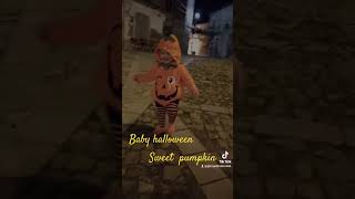 Baby Hallowen sweet pumpkin babycute halloween hallowen2024 zucca babygirl [upl. by Nomzed]