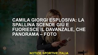 Camila Giorgi Explosive la spalla cade e la finestra della finestra esce che panorama  foto [upl. by Ibba]