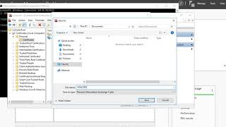 How to export certificate to pfx [upl. by Ennasil48]