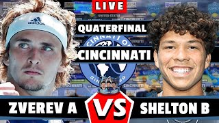 LIVE🔴 Alexander Zverev vs Ben Shelton  CINCINNATI 2024 Tennis [upl. by Hooge]