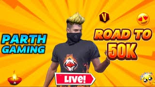 🔴ROAD TO 50K SUBS 🤩 AND FULL ENJOYMENT 🥳 TO TOP 1 freefirelive rai⭐classyff gyangamin [upl. by Fransisco]