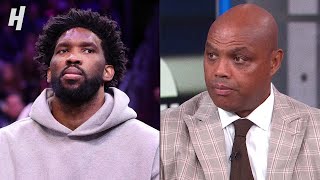 Inside the NBA talks Joel Embiid return amp load management 🎤 [upl. by Ellainad]