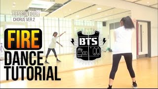 FULL BTS 방탄소년단  FIRE 불타오르네  Dance Tutorial [upl. by Gintz305]