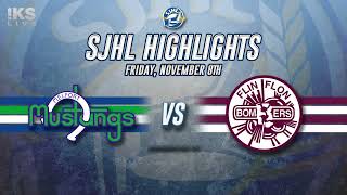 HIGHLIGHT Melfort Mustangs  Flin Flon Bombers Nov 8 2024 [upl. by Lyj]