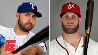 Joey Gallo I protected Bryce Harper in our 8yearold baseball teams lineup  MLB on ESPN [upl. by Cyndi91]