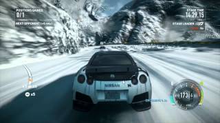 NFS Run quotGodzilla vs R8quot Epic Avalanche Race 1080p [upl. by Kei]