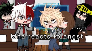 pro heroes react to quot NOTHING quot  MHA X GC  abused deku au  part 3  enjoy [upl. by Leinnad7]