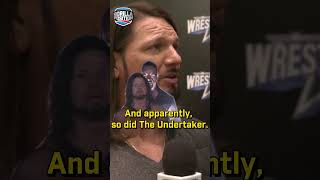 AJ Styles on being the best amp Undertakers last match shorts wwe [upl. by Fried861]