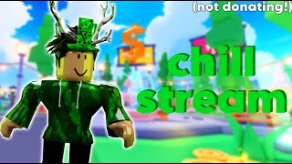 Roblox Pls Donate Live Raising  Chilling [upl. by Eahsed]