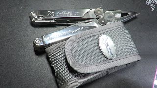 Leatherman WAVE 25th ANNIVERSARY 19832008 unboxing amp contemplating [upl. by Sokil6]