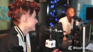 Kiesza chats Hideaway military nicknames UK and more [upl. by Onid]