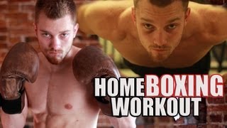 Home Boxing Workout Routine [upl. by Ellenad]