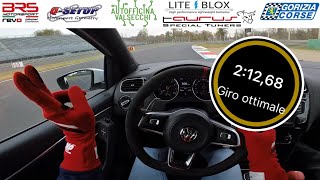 Monza trackday 2024 VW POLO GTI DSG 105kg 9ºC [upl. by Noruq]