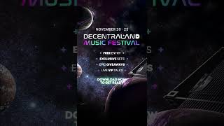 Decentraland Music Festival 2024 [upl. by Valaria551]