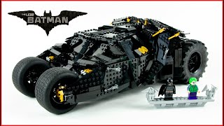 LEGO DC Comics Super Heroes 76240 Batmobile Tumbler Speed Build for Collectors  Brick Builder [upl. by Winnah797]