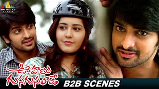 Naga Shaurya amp Raashii Khanna Back to Back Scenes  Oohalu Gusagusalade Movie  Sri Balaji Comedy [upl. by Namlaz]