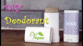 DIY Deodorant Stick 🐰 CF amp Vegan 🌱 [upl. by Eanar751]