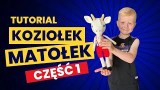 Zróbmy razem koziołka matołka 🔸 koziołek na szydełku tutorial krok po kroku od sznurekzpetelka [upl. by Rybma]