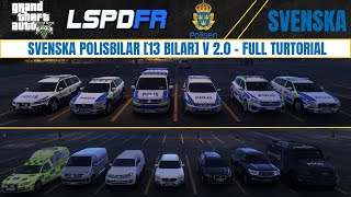 Hur du laddar ner SVENSKA POLISBILAR 13 BILAR till LSPDFR  V 20  GTA 5  Snabbguide 2024 [upl. by Elicul648]