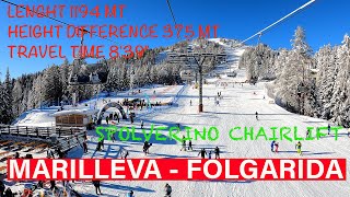 MARILLEVA FOLGARIDA  SPOLVERINO CHAIRLIFT 3 [upl. by Nwhas]