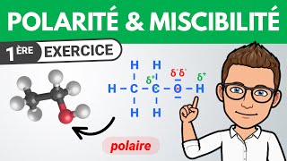 Molécule polaire et miscibilité 🎯 Exercice  1ère  Chimie [upl. by Nnoryt260]