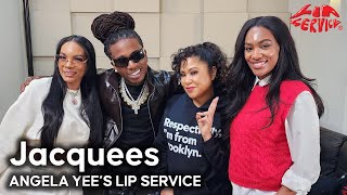 Lip Service  Jacquees talks proposing to Deiondra becoming a father meeting his biological dad [upl. by Millisent]