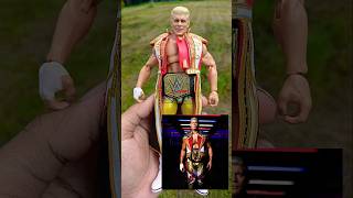 CUSTOM CODY RHODES COSTUME IN WWE BAD BLOOD 2024 wwe wwefigures wweelite [upl. by Geneva]