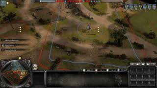 Coh 2 Wikinger Mod PvP 71  1v1  US Artillery vs Volksgrenadier [upl. by Anuat]