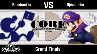 Bombastic Game amp Watch vs Ojwaddler Mario  Ultimate Grand Finals  Smash  CORE 26 [upl. by Ib559]