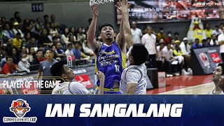 Ian Sangalang delivers on his birthday  PBA Season 48 Commissioners Cup [upl. by Pyszka]