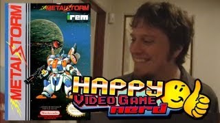 Happy Video Game Nerd Metal Storm NES [upl. by Edme991]