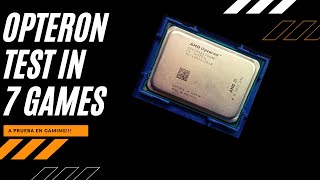 AMD Opteron 6274 IN 7 GAMES [upl. by Nevaeh]