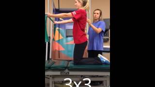 3x3 Scapula Stabilization Exercise [upl. by Nessie]