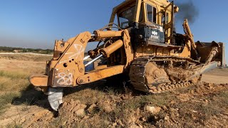 Komatsu Powerful Dozer Working [upl. by Dnalrah]