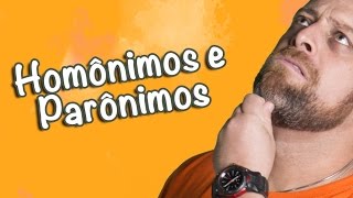 Homônimos e Parônimos Prof Noslen [upl. by Stilwell]