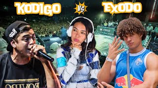 KODIGO vs EXODO LIRICAL FMS CARIBE 🌴 [upl. by Ailak]