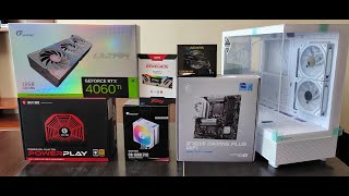 Сборка ПК i512400F MSI B760M GAMING PLUS WIFI DDR5 ARDOR GAMING Crystal CC1 RTX 4060Ti 16GB [upl. by Janaye728]