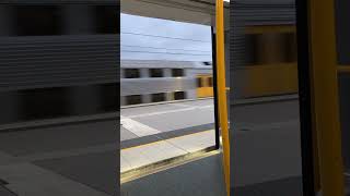 K set train passes glenfield station australia train nswtrainlink steamengine railway viral [upl. by Naillig]