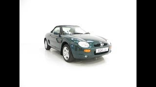 An Astonishing One Owner MGF 18i VVC with Just 5136 Miles from New  SOLD [upl. by Assirak405]